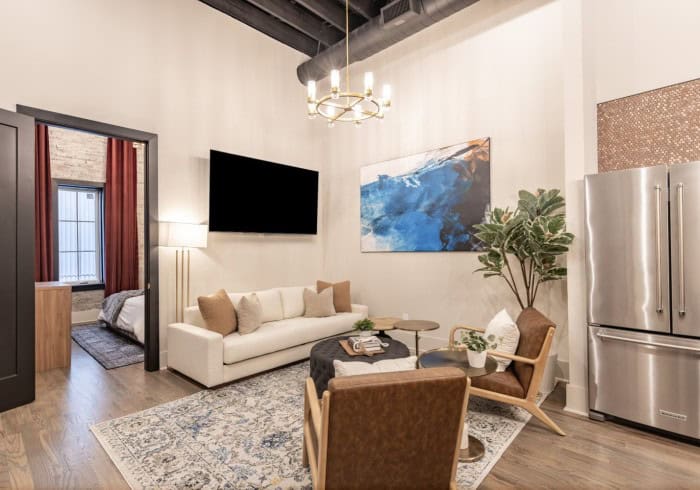 1-King Bed, Murphy Bed, Queen Sofa Bed Sleeps 6